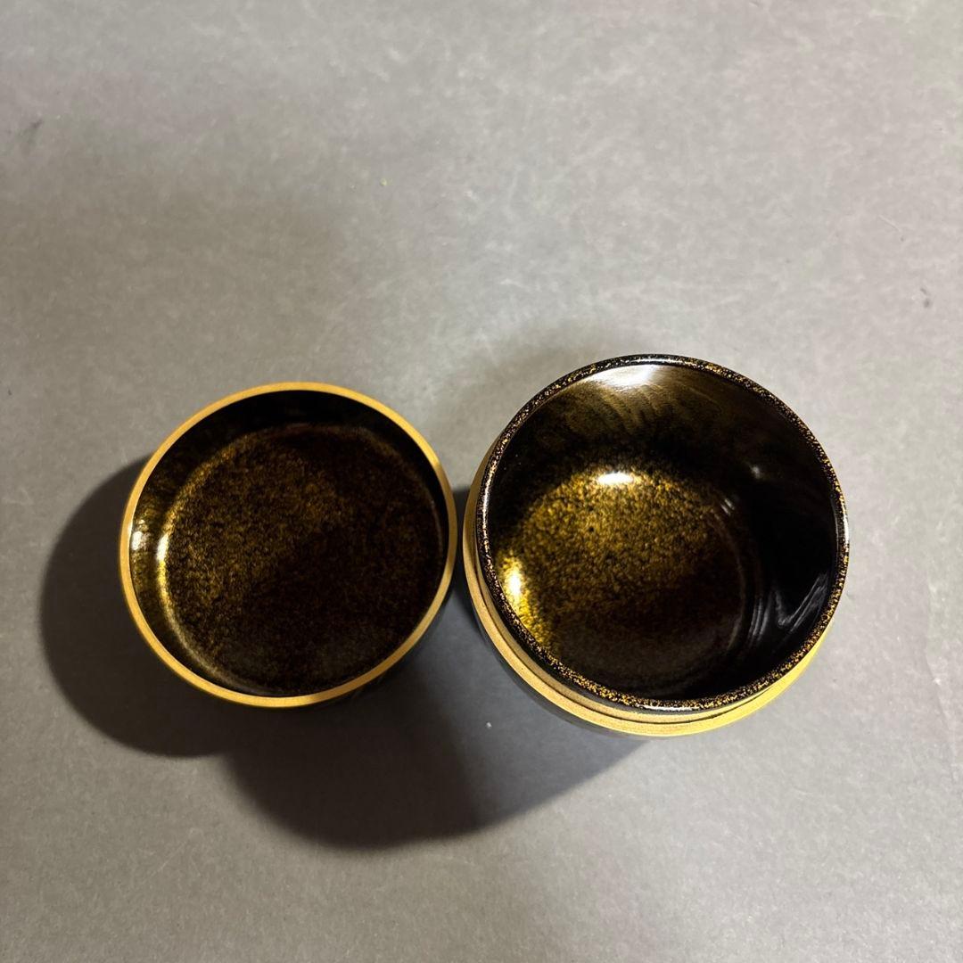 坂下好晴　笹露蒔絵　棗　共箱