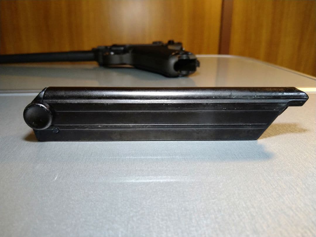 作動快調な美品！タナカ　ルガーＰ０８　８インチアーティラリー　ＨＷ樹脂！ガスブロ