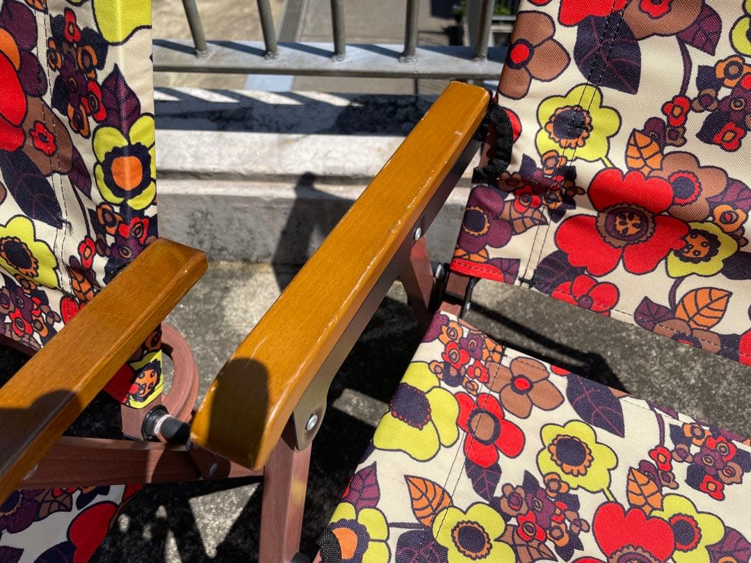 【希少】Pajamamoon パジャマムーン　ローチェアー　リューニョン柄　2脚