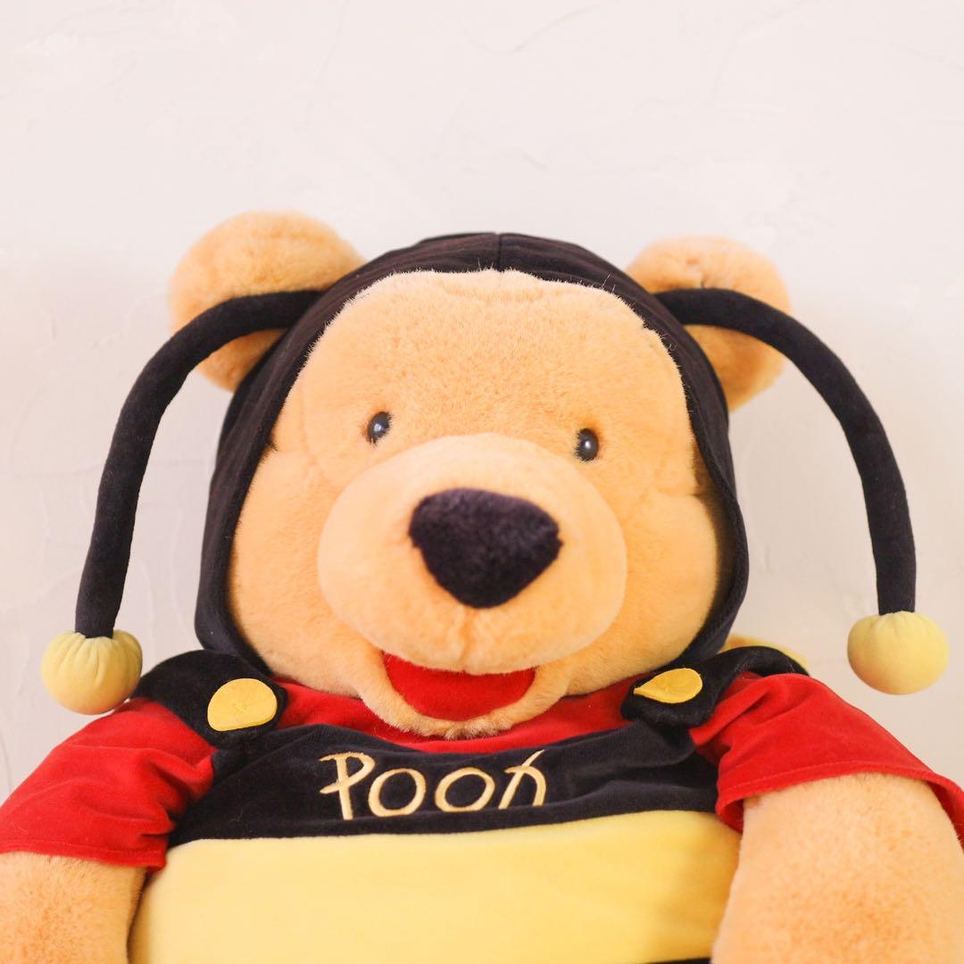【希少・特大サイズ】レトロ くまのプーさん ハチ ぬいぐるみ（スーパービッグ）
