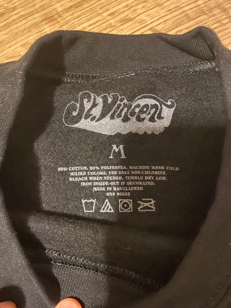 St. Vincent スウェット M 黒