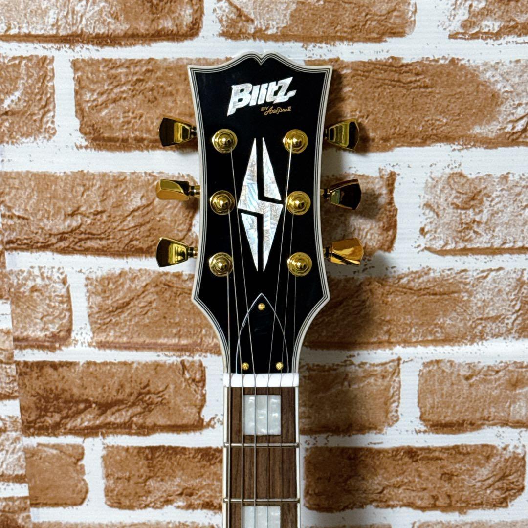 ブリッツ　アリアプロ2 レスポールカスタム　エレキギター ブラック