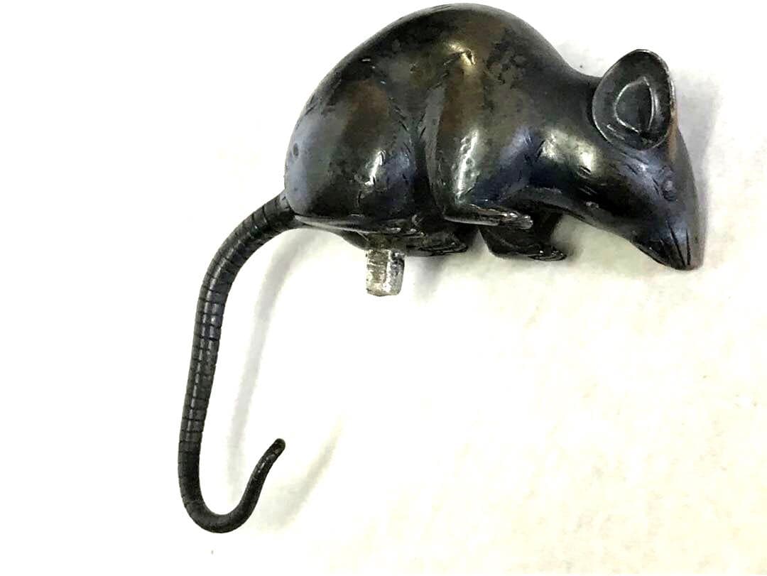 銅製：大黒天座像