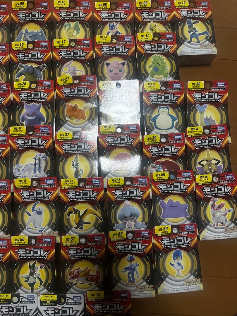 ポケモン モンコレ 新品未開封　まとめ売り 63体