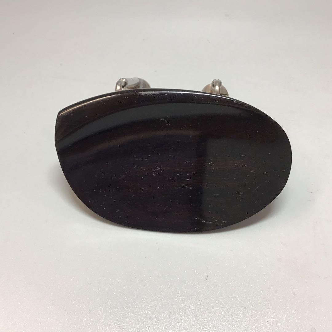 希少品　バイオリン　or ビオラ　顎当て　フレッシュタイプ　インド黒檀エボニー