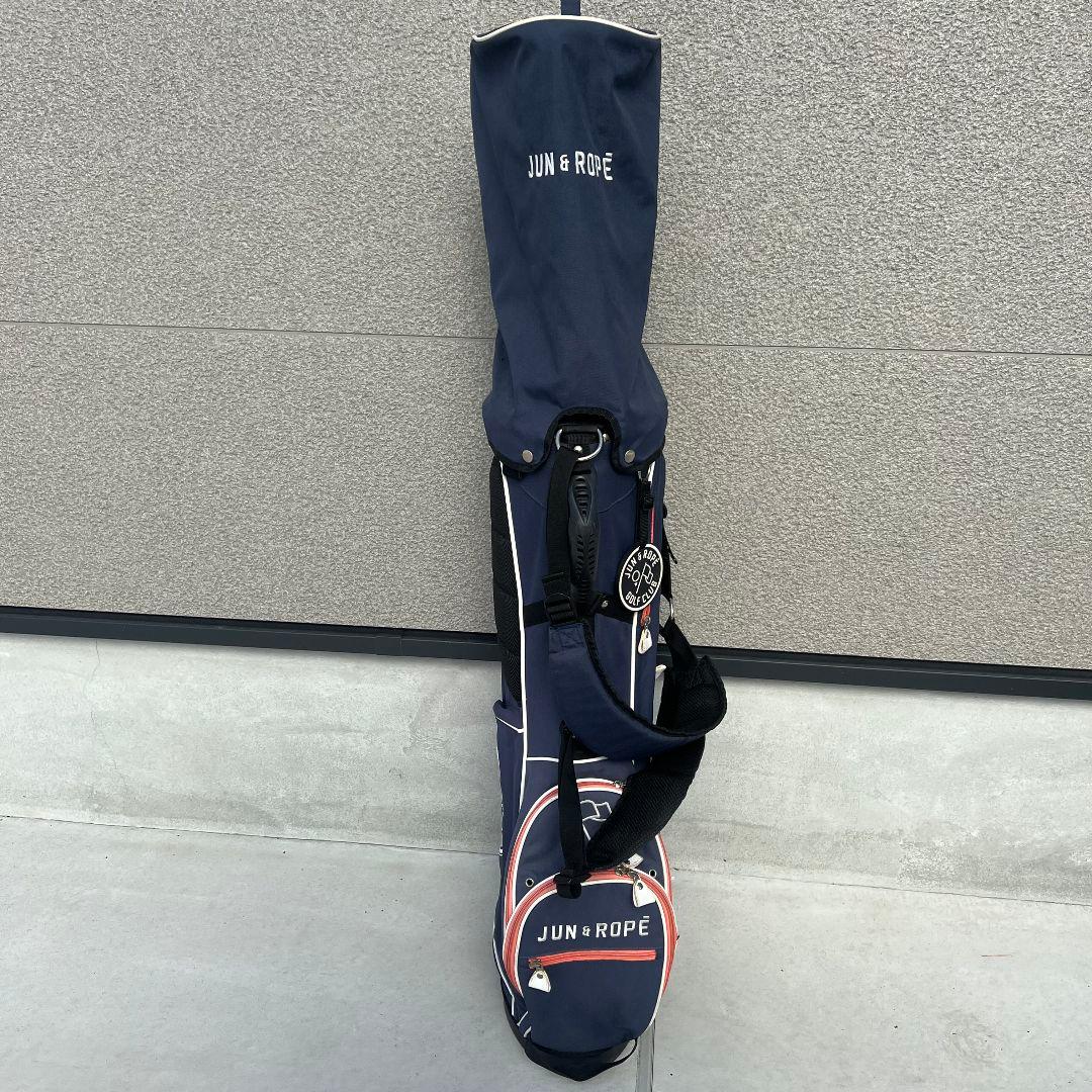 JUN&ROPE' ジュンアンドロペ　キャディバッグ スタンド　ゴルフ　ロゴ