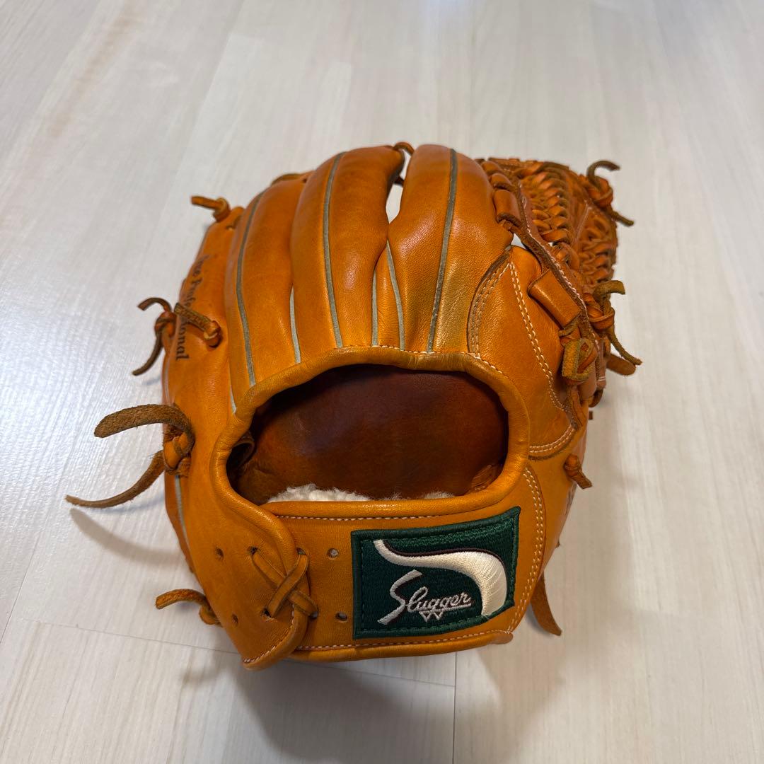 ア*ー様 Slugger Aggressive 軟式グローブ オレンジ