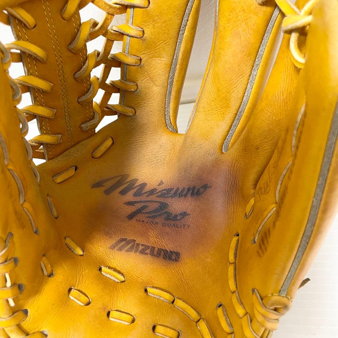 【型抜群】ミズノプロ 即戦力 美品 硬式 内野手用グローブ 良型