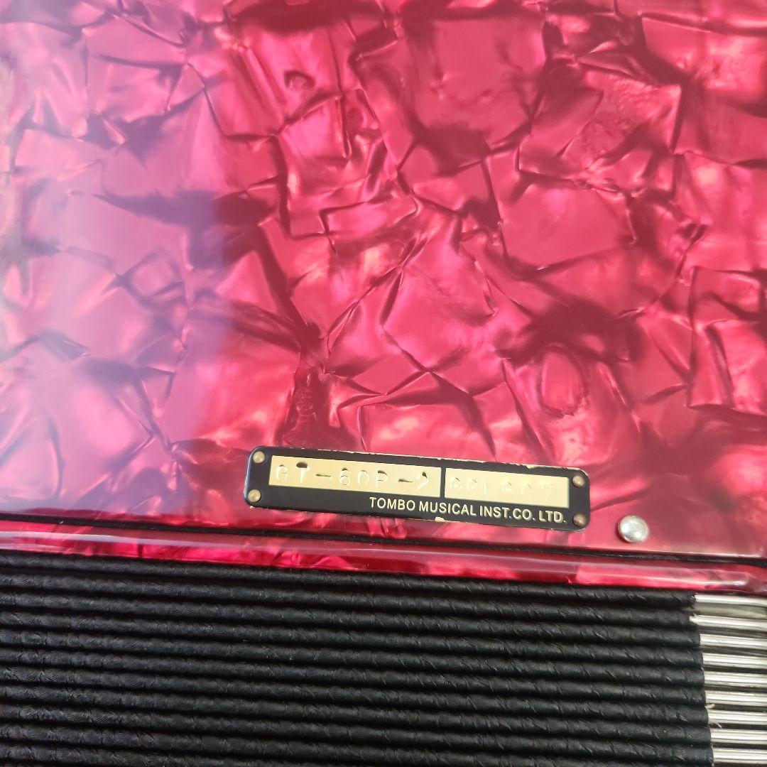 トンボアコーディオン　GT60B コスモレッド