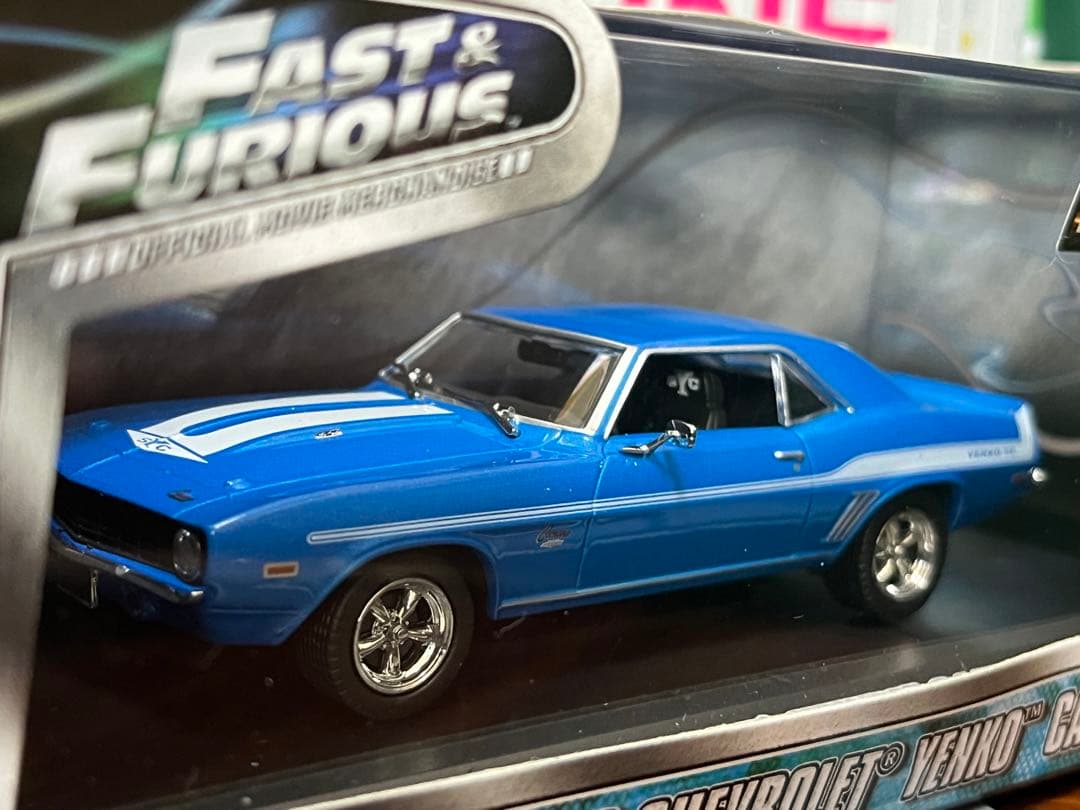 グリーンライト 1/43 ワイルドスピード 69 マスタング 69 カマロ