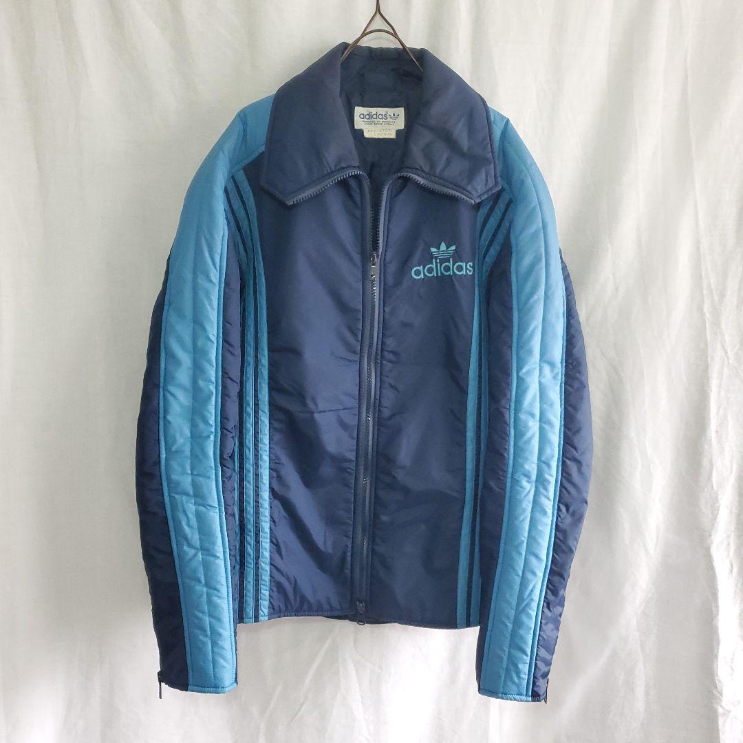 80s アディダス adidas スキー中綿 線 ジャケット ジャンパー