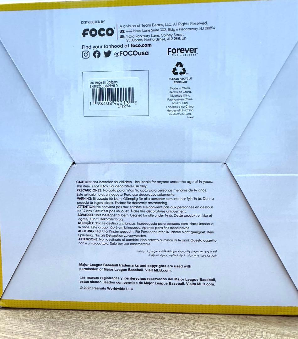 超激レア125個限定ロサンゼルスドジャース・スヌーピーシティコネクトボブルヘッド