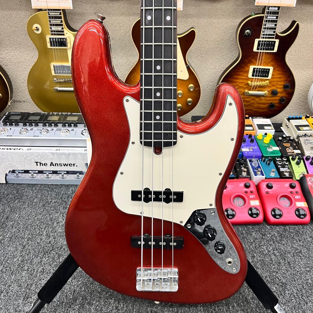 【11429】 Bacchus ジャズベースタイプ メタリックレッド