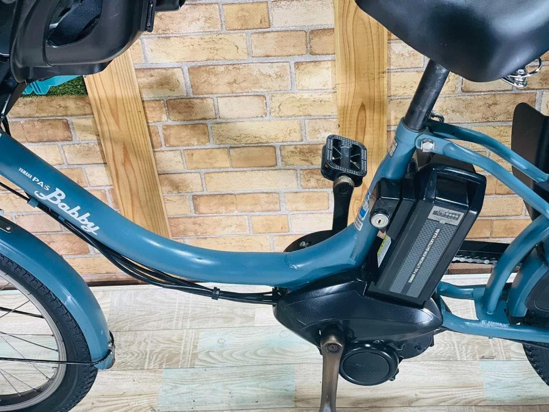 愛知静岡配送可　極上バビー ヤマハ子供乗せ電動アシスト自転車 H1412