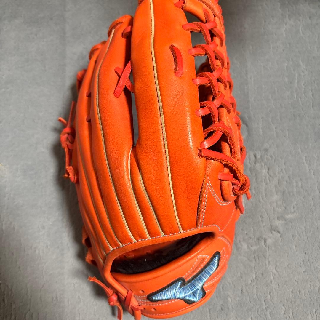 セレクト 軟式野球用グローブ 右手用 オレンジ