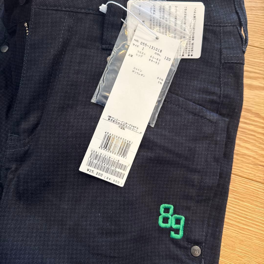 新品！！パーリーゲイツ　ブラックパンツ サイズ1