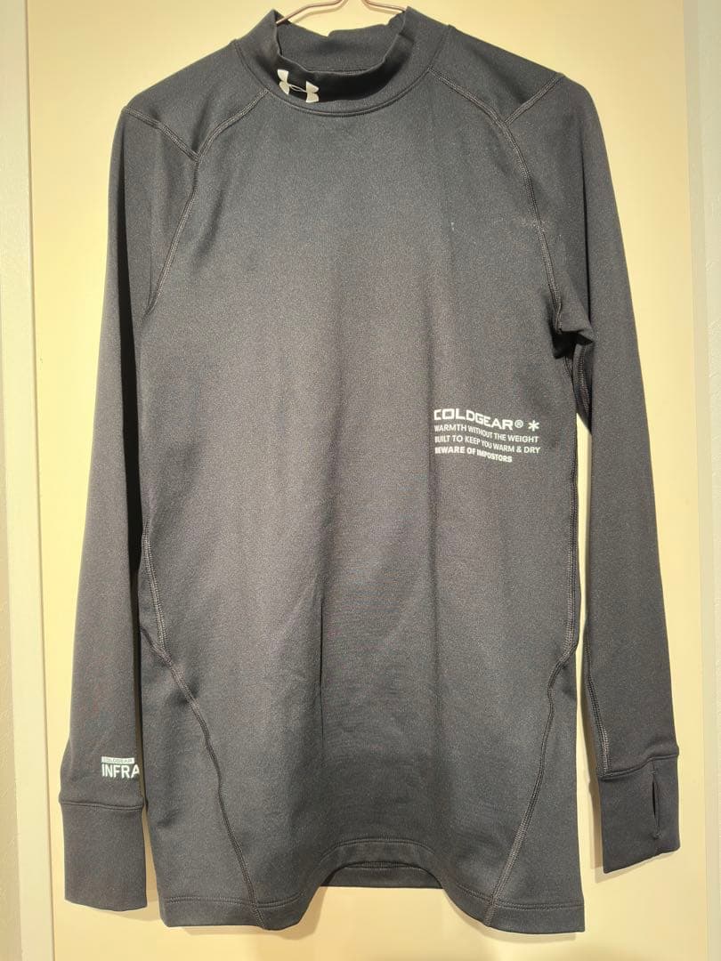 UAコールドギアインフラレッド レギンス フィッティド クルー シャツ