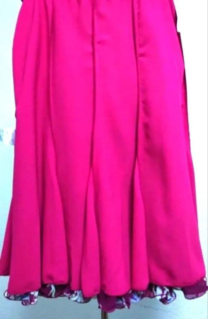 SALE☆チャコット　社交ダンス スカート　M 花柄 フレア　定価29700円