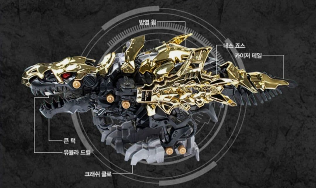 ゾイド デスレックス 金龍 限定 金メッキ仕様