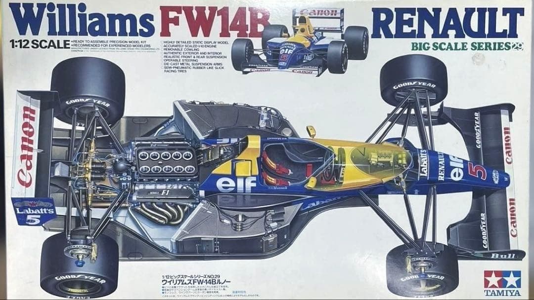 タミヤ模型 1/12 ウィリアムス FW14B