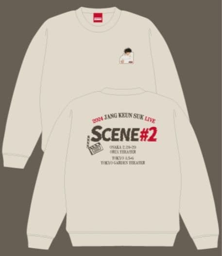 激レア！　チャン・グンソク　SCENE#2オーバーサイズスウェット　トレーナー