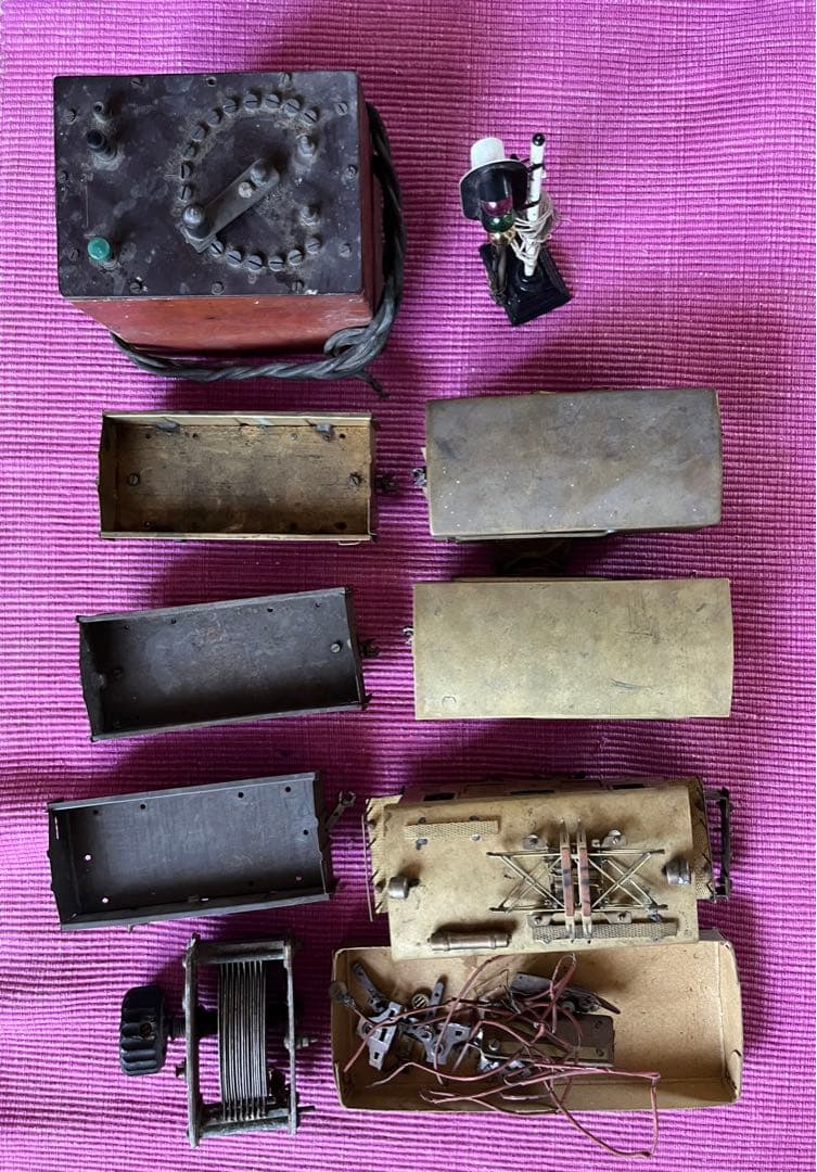 電気機関車8輌セット　真鍮 メーカー不明