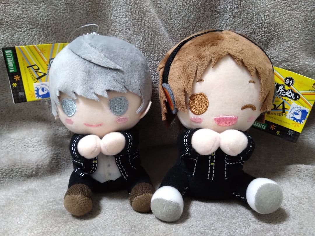 ペルソナ4　ぴたぬい　主人公　花村陽介　コトブキヤ　タグ付き