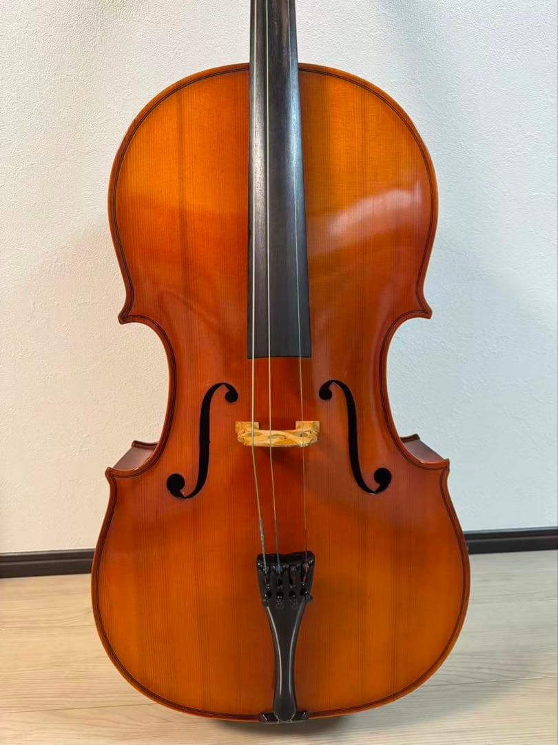 suzuki-1887-4/4NO：72チェロ 4本弦 ハート型ブリッジ