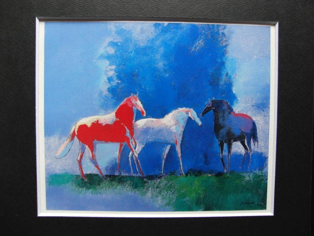 ポール・ギアマン、「夜明け」、希少画集・額装画、日本製・新品額縁にて額装致します