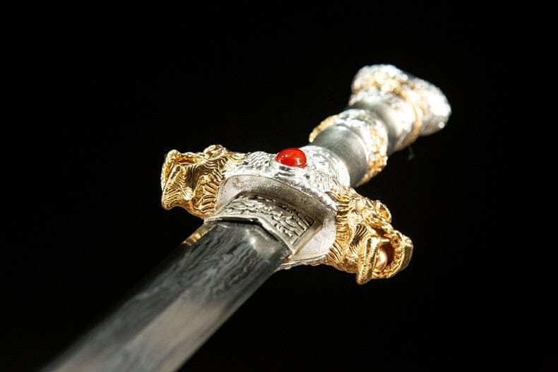 に頼る短剣 模造刀 居合刀 武士道 武具 漢剣 唐刀 龍泉剣 手鍛造打