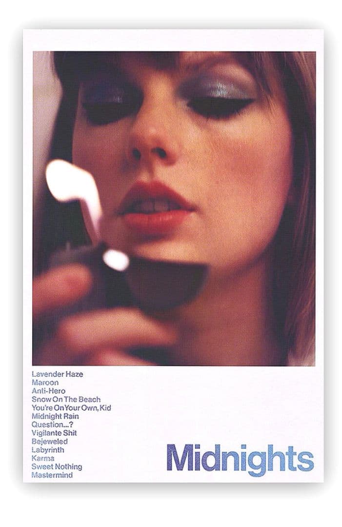 Taylor Swift Poster \"Midnights\"61㎝×91.5㎝