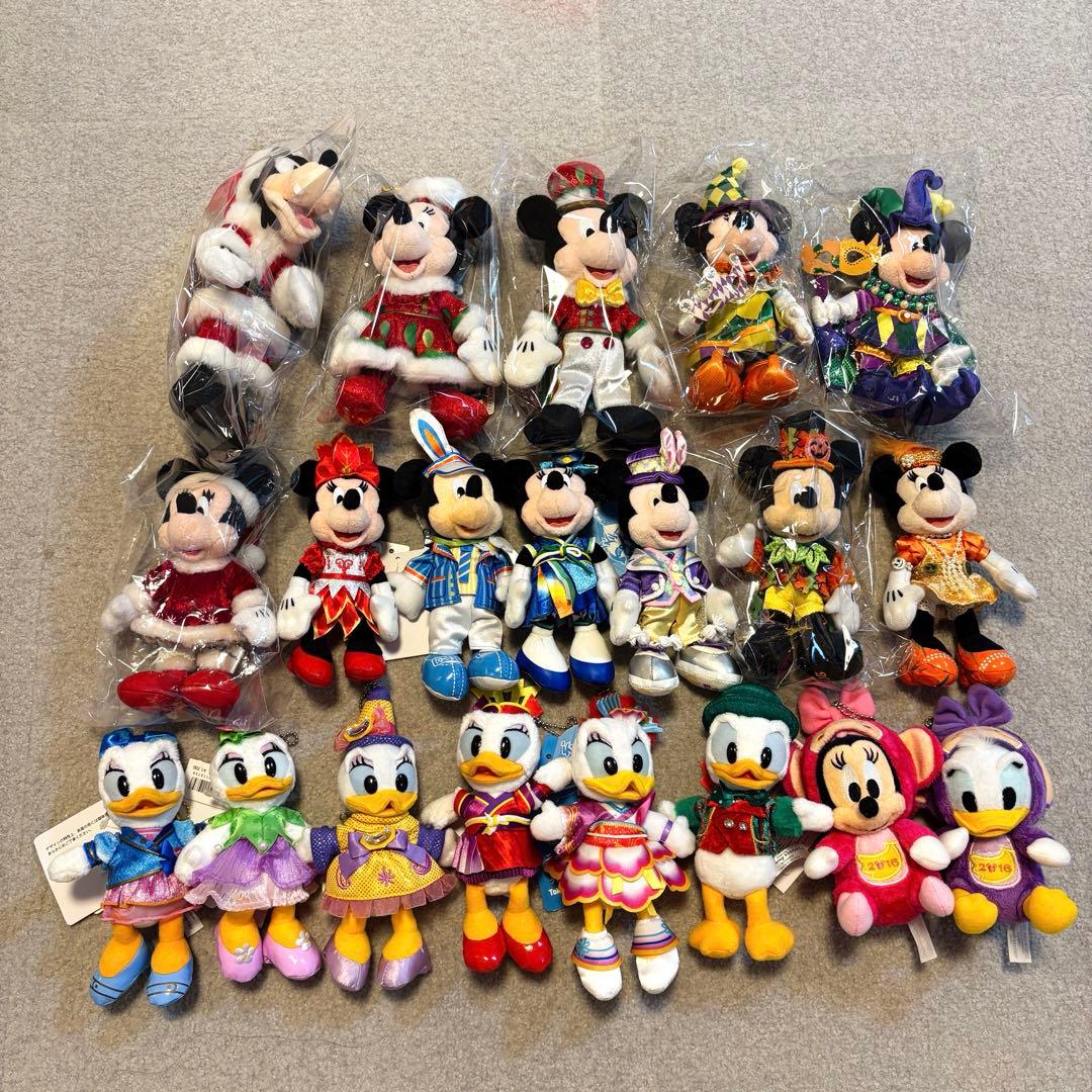 ミッキー ミニー ぬいぐるみバッジ　まとめ売り　20体　最終価格‼︎大幅値下げ