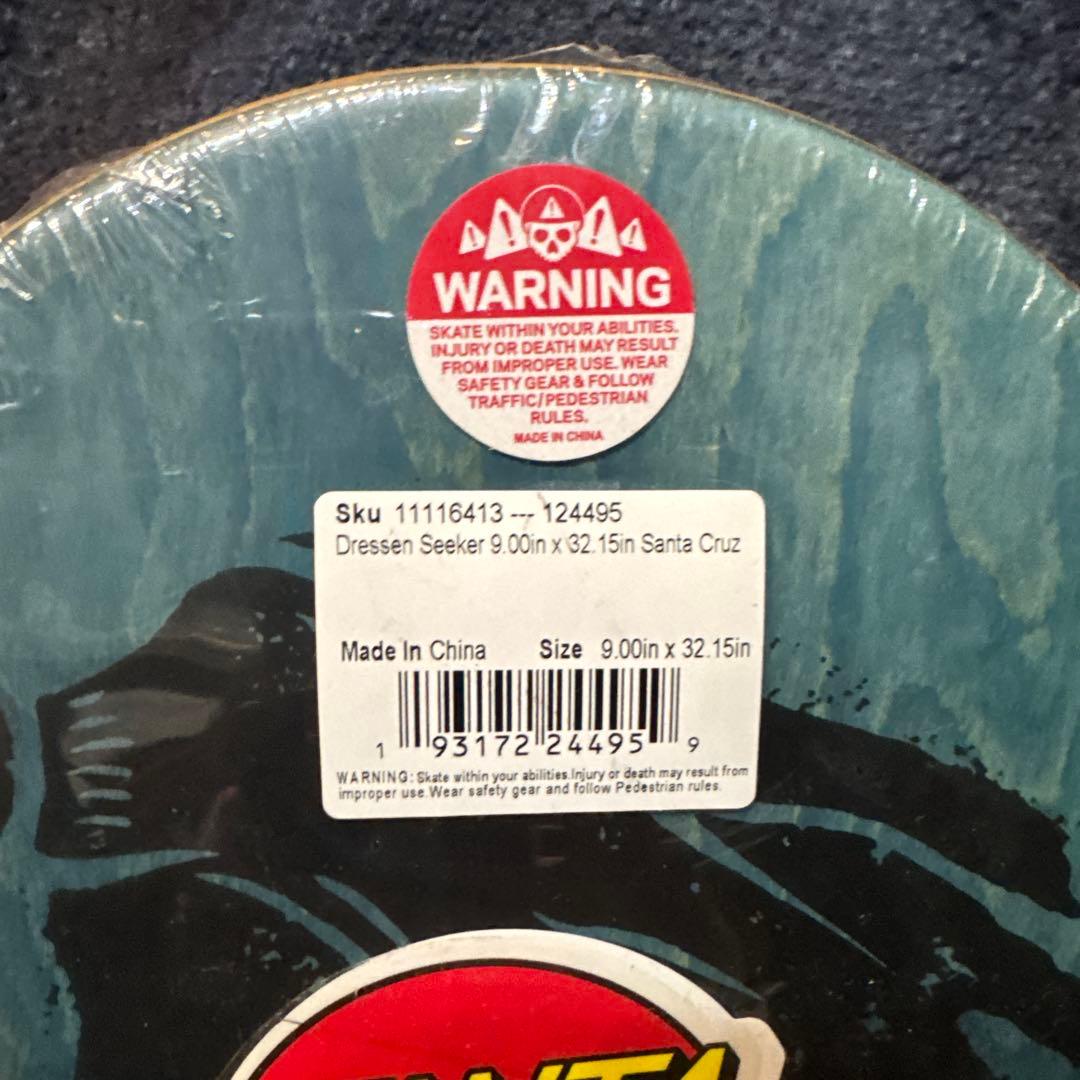 Santa Cruz Eric Dressen Seeker スケボーデッキ9㌅