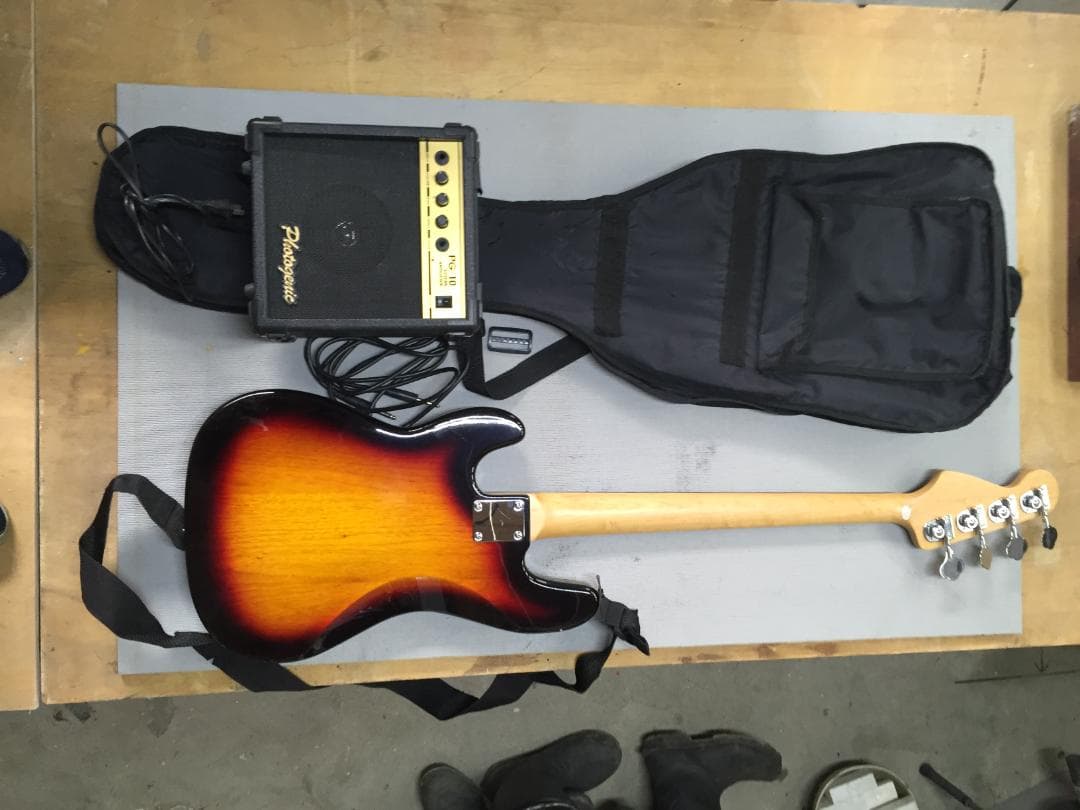 エレキベースPhotogenic・PG-10アンプ・ケースセット