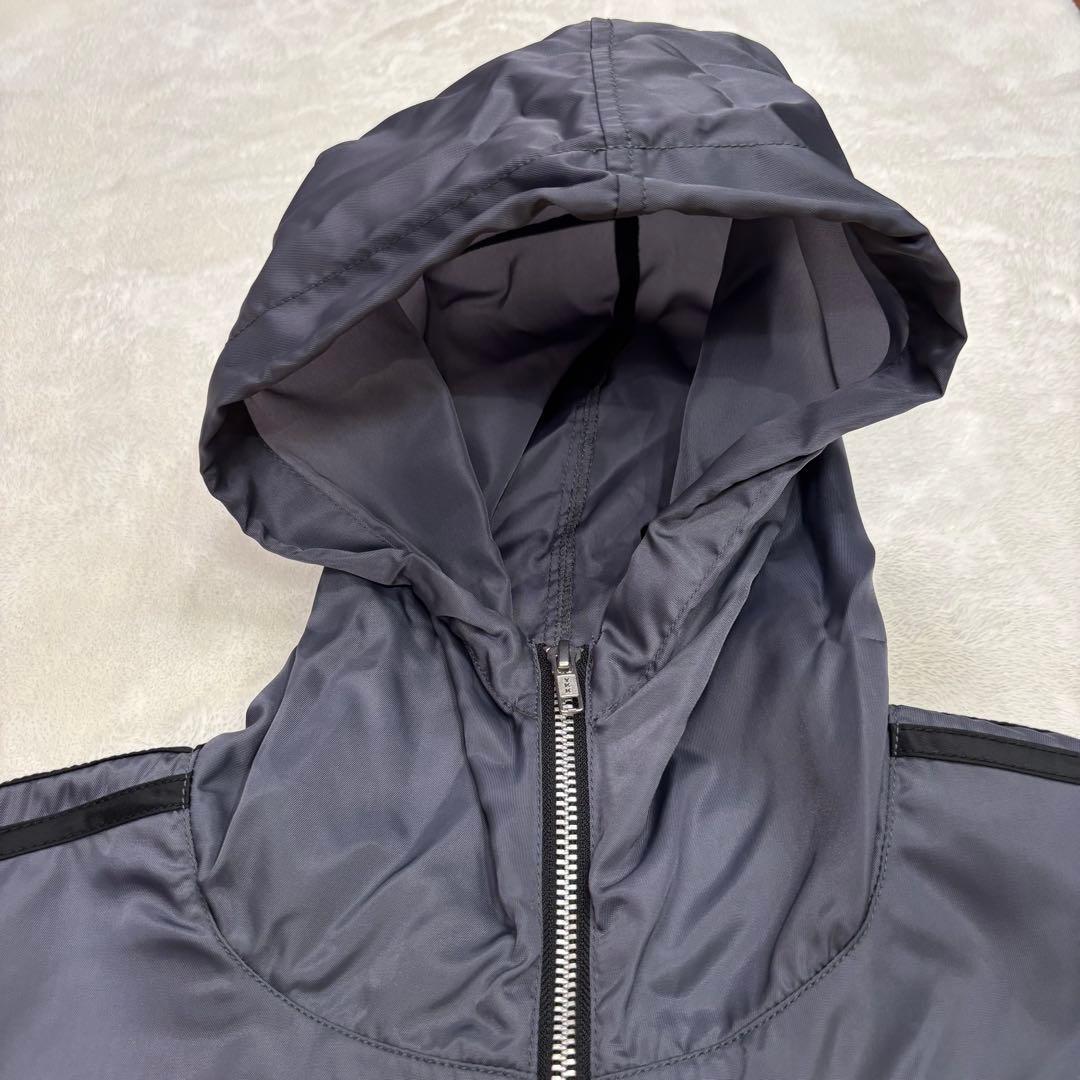 LEMONed hide ラインパーカー イエロー 3 ナイロン フード付希少