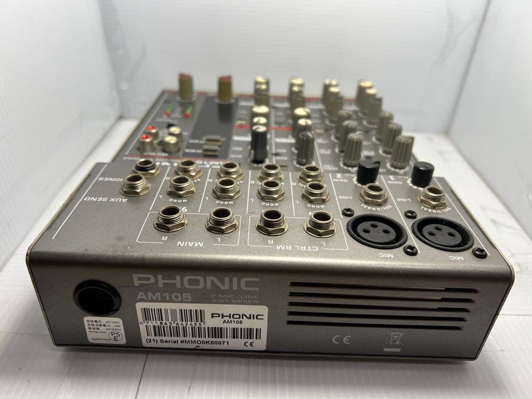 PHONIC フォニック AM105 アナログミキサー