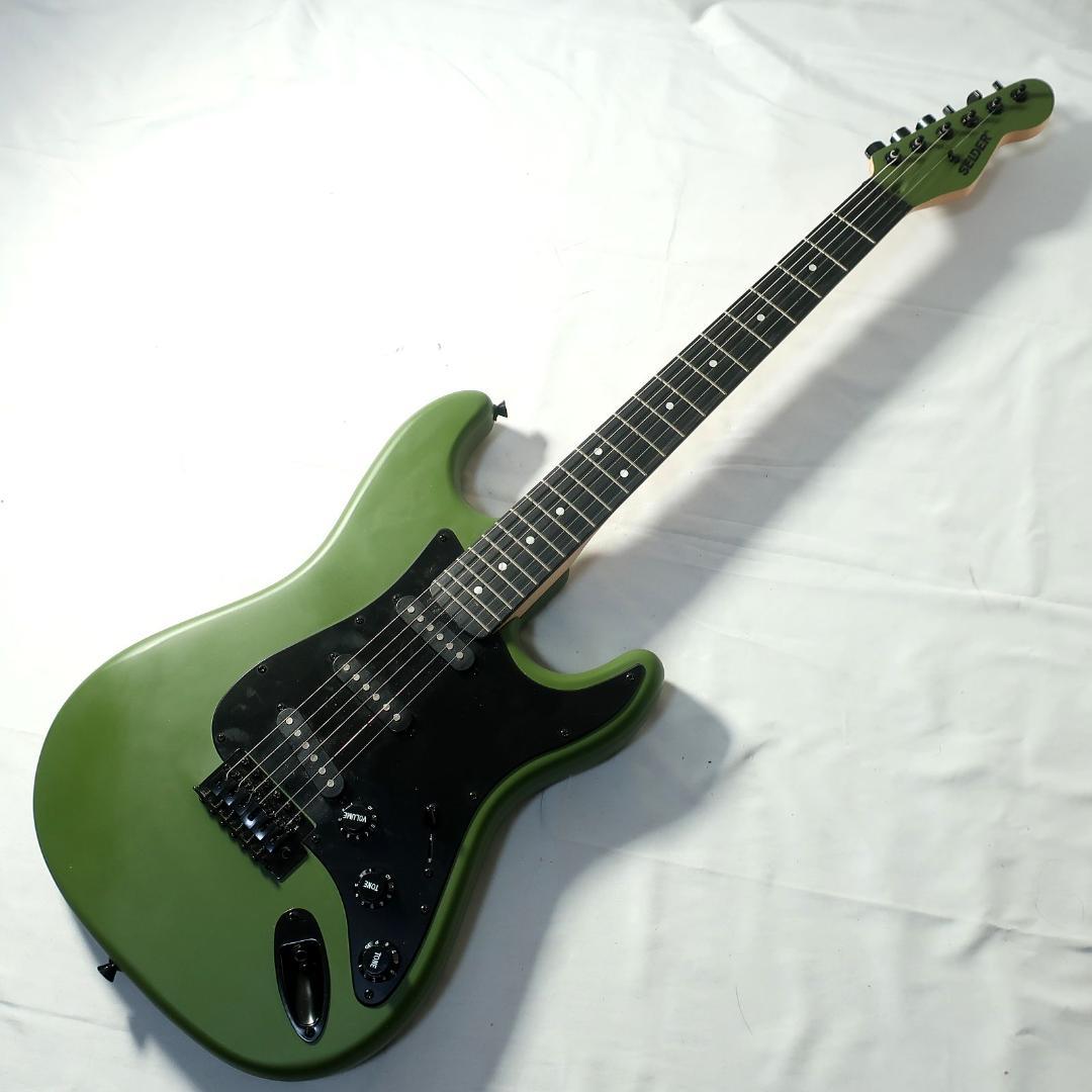 SELDER ST-16 AMG アーミーグリーン ストラトタイプ エレキギター