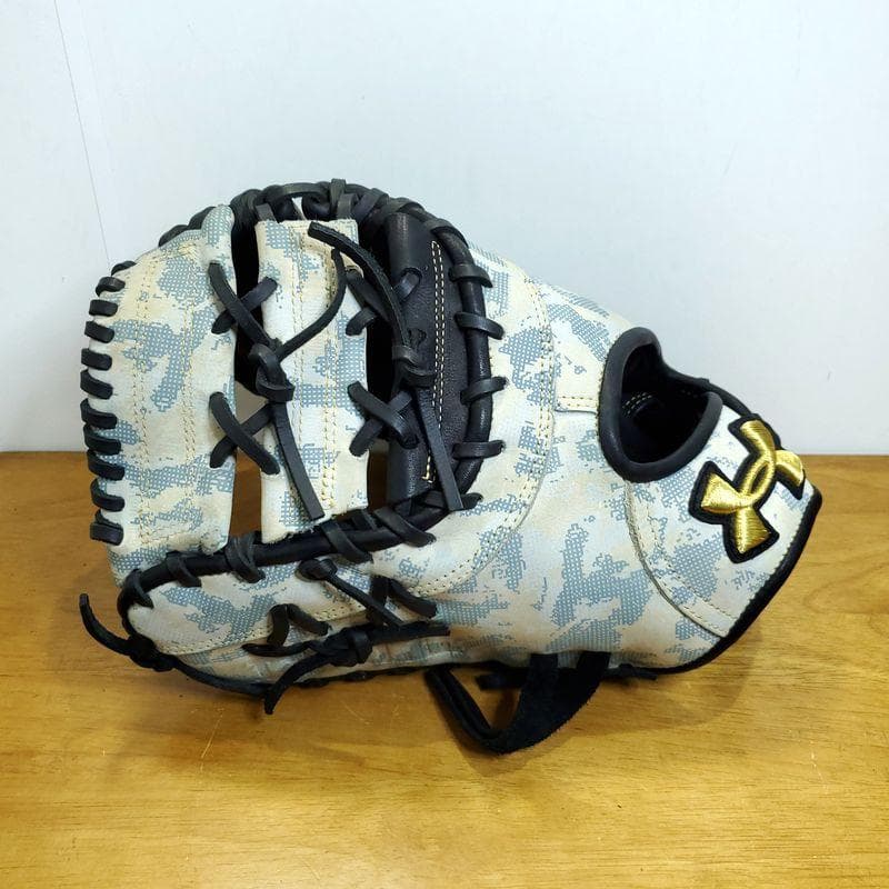 アンダーアーマー CAMO 限定 迷彩 左投げ用 ファーストミット 軟式グローブ
