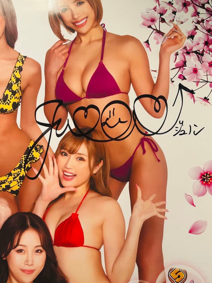 特大 サイン入りポスター CYBERJAPAN & みやび サイン入りチェキ