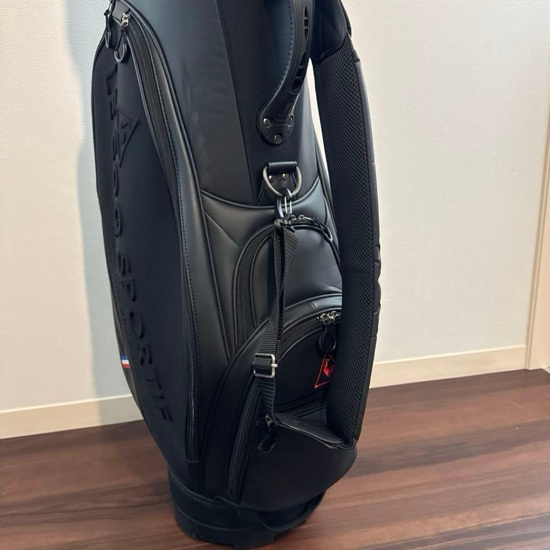 ルコックゴルフ セルフスタンド付きキャディバッグ ブラック