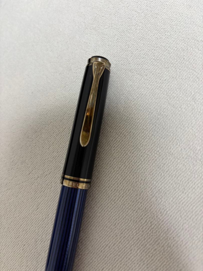【万年筆】ペリカン スーベレーン M800 青縞　18C-750 F