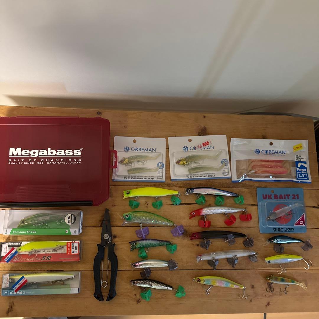 カゲロウ124ウェイキーブー112ガボッツなどルアー19点！引退品！早いもの勝ち