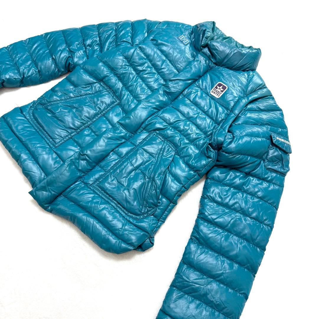 PEARLY GATES 軽量ダウンジャケット レディースS ゴルフ 2way