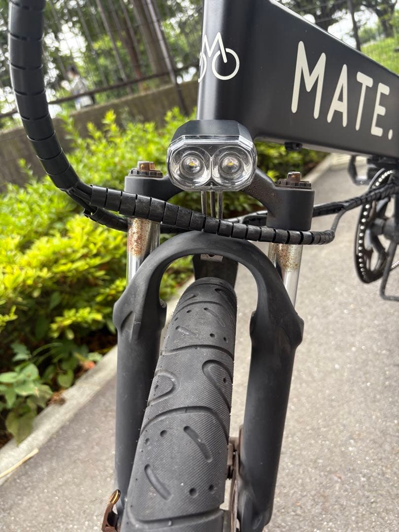 MATE 折りたたみ電動アシスト自転車 ブラック