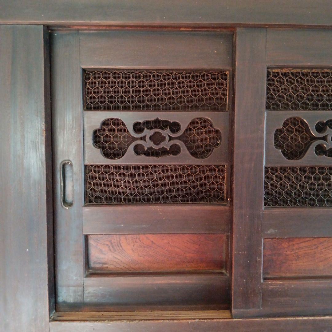 六尺近江水屋　箪笥　和箪笥　キャビネット　みずや 古家具 アンティーク 木製