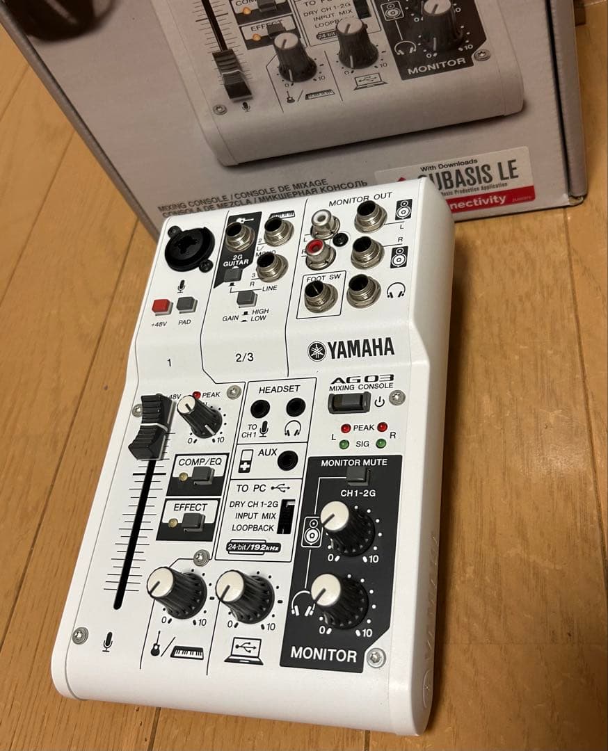 YAMAHA AG03 USBオーディオインターフェース + XLRケーブル