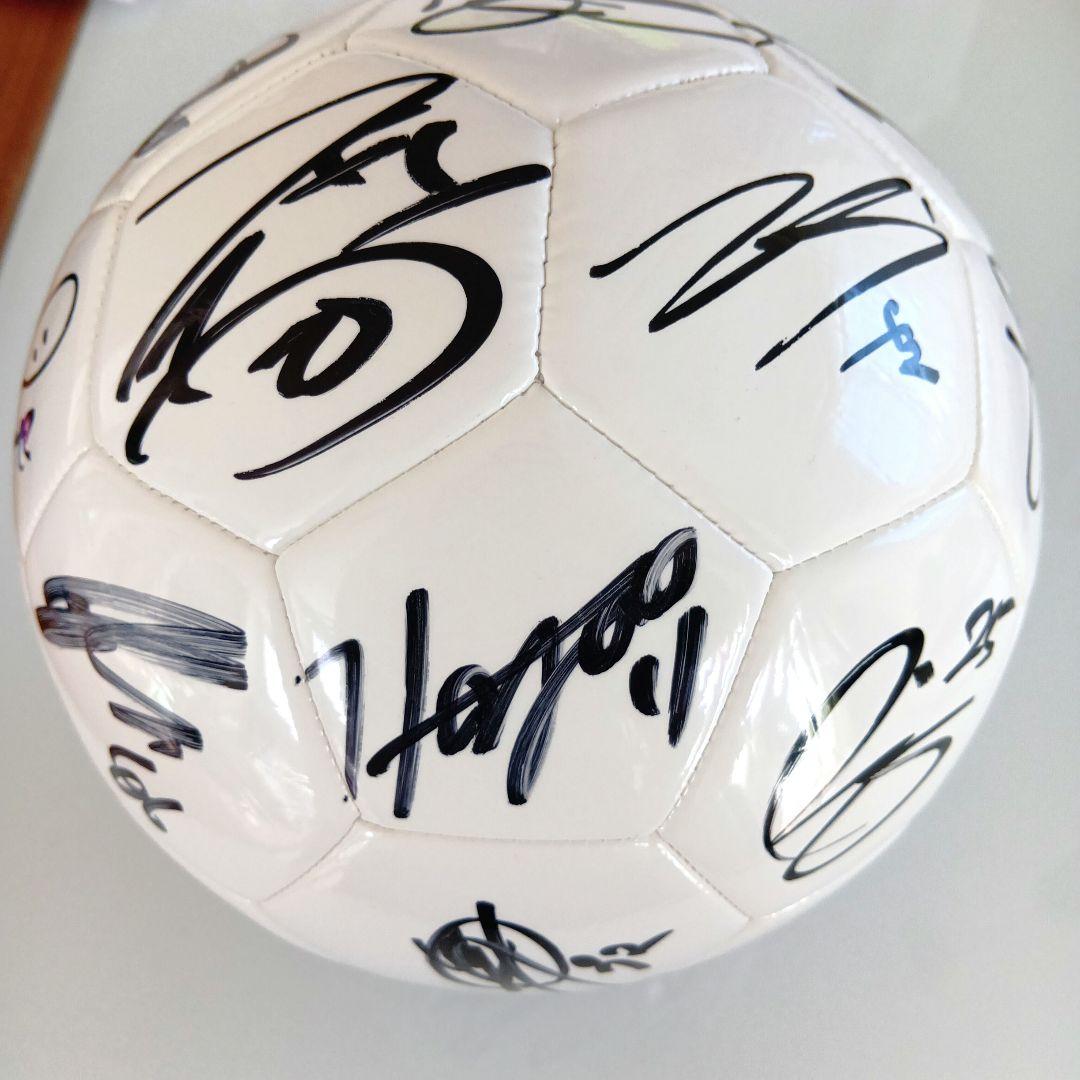 松本山雅 2024年複数選手直筆サイン入りボール 5号球