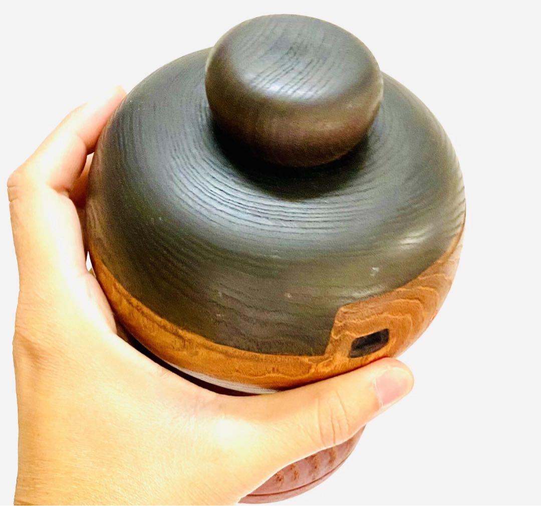 中古　こけし　人形　日本　木製　伝統　山中　三平　おだんご　女の子　S