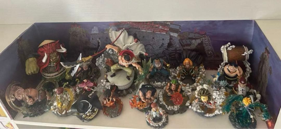 ワンピース 白ひげ海賊団 18体 フィギュア ガレージキット エース マルコ