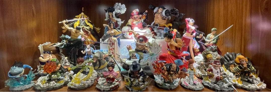 ワンピース 白ひげ海賊団 18体 フィギュア ガレージキット エース マルコ